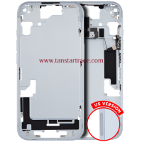 mid frame EMPTY with power  volume flex installed (US Version) for iPhone 15